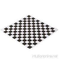 Black and White Checkered Food Grade Wax Coated Paper  100 Pack - B01N9TEKNQ